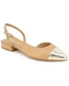 Kenneth Cole New York Cayla Leather Flat In Gold