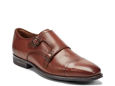 Kenneth Cole New York Charles Monk Strap Slipon In Brown
