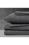 Kenneth Cole New York Chill Flowers Sheet Set In Charcoal