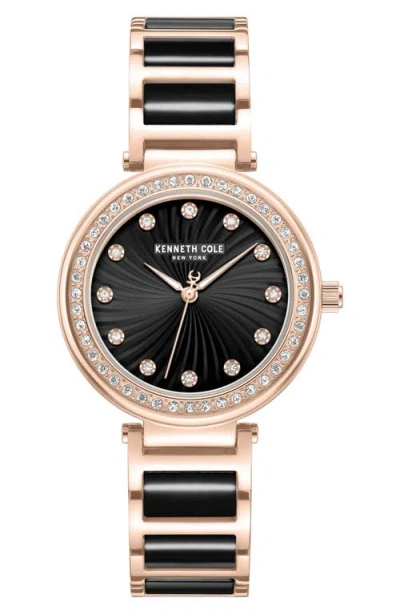 Kenneth Cole New York Classic Ceramic Watch In Black