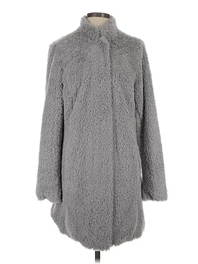 Pre-owned Kenneth Cole New York Coat In Gray