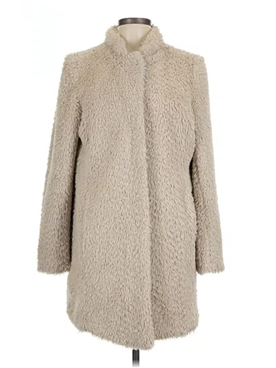 Pre-owned Kenneth Cole New York Coat In Tan