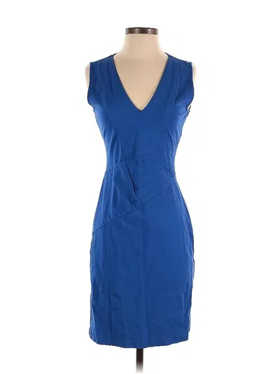 Pre-owned Kenneth Cole New York Cocktail Dress In Blue