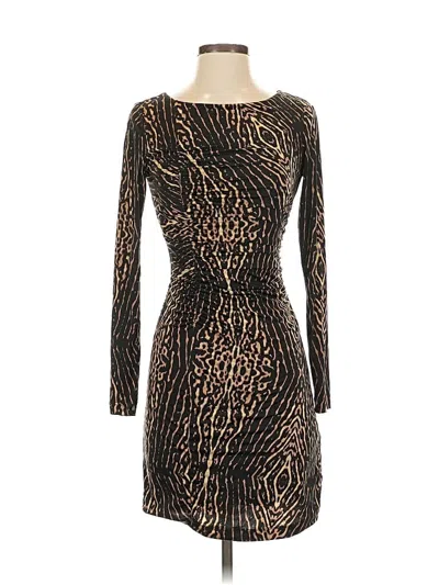 Pre-owned Kenneth Cole New York Cocktail Dress In Brown