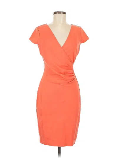 Pre-owned Kenneth Cole New York Cocktail Dress In Orange