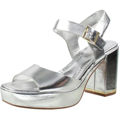 Kenneth Cole New York Darla Womens Block Heel Manmade Ankle Strap