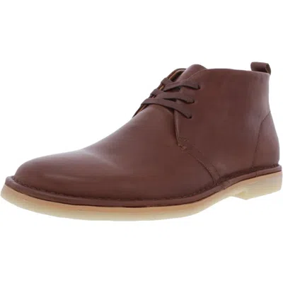 Kenneth Cole New York Desert Mens Suede Lace-up Chukka Boots In Brown