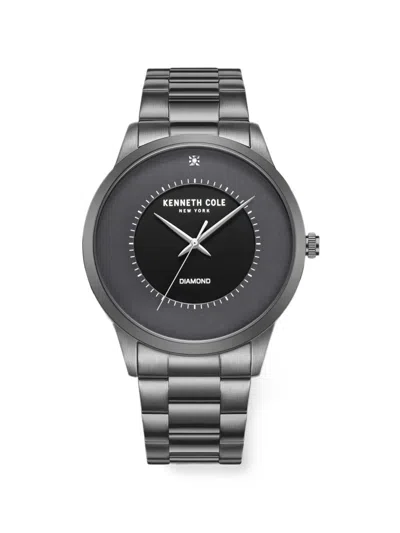 Kenneth Cole 뉴욕 다이아몬드 42mm 시계 In Black