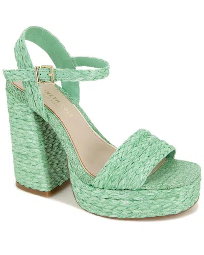 Kenneth Cole New York Dolly Raffia Platform Sandal