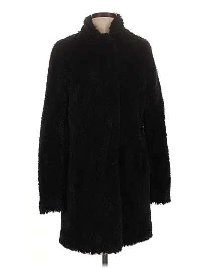 Pre-owned Kenneth Cole New York Faux Fur Jacket In Black