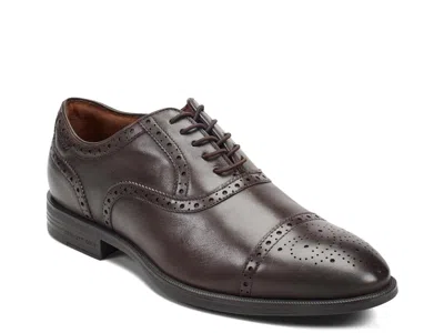 Kenneth Cole New York Future Pod Cap Toe Oxford In Brown