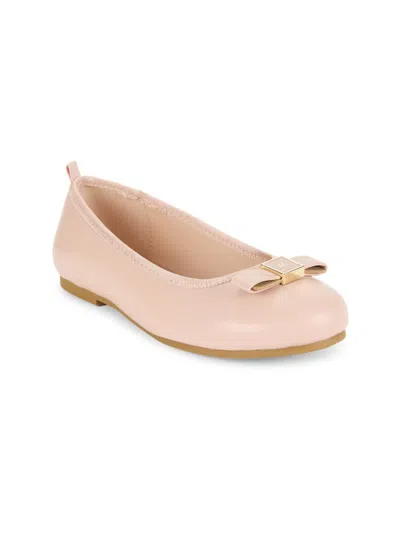 Kenneth Cole New York Kids' Girl's Daisy Rylee Ballet Flats In Blush