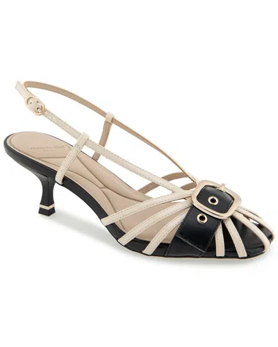 Kenneth Cole New York Glenda Patent Pump In Black