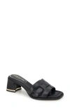 Kenneth Cole New York Harper Block Heel Sandal In Black