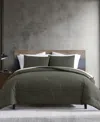 Kenneth Cole New York Houndstooth Embossed 2-pc. Comforter Set, Twin In Forest Green