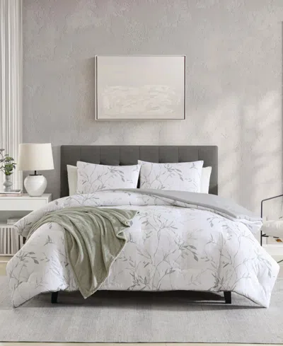 Kenneth Cole New York Ink Wash Vine 4-pc. Comforter Set, Full/queen In Washed Green