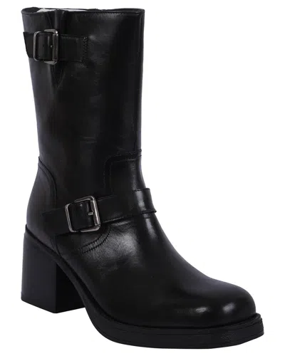 Kenneth Cole New York Janice Leather Boot In Black