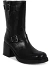 Kenneth Cole New York Janice Block Heel Engineer Boot In Black