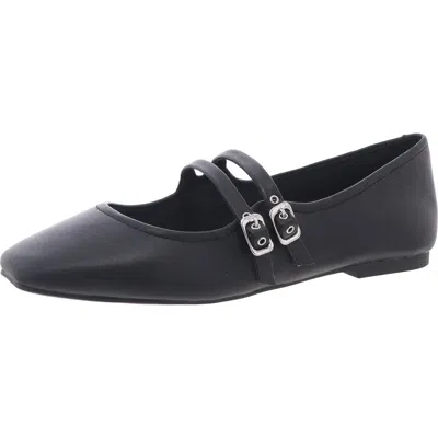 Kenneth Cole New York Jasmine Womens Adjustable Leather Ballet Flats