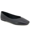 Kenneth Cole New York Johanna Leather Flat In Black