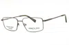 Kenneth Cole New York Kc0356 Titanium Rectangular Eyeglasses In Gray