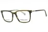 Kenneth Cole New York Kc0360 Rectangular Acetate Eyeglasses In Green