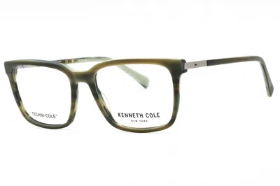 Kenneth Cole New York Kc0360 Rectangular Acetate Eyeglasses In Green