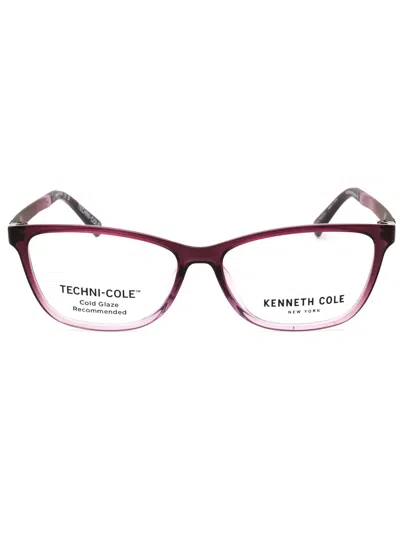 Kenneth Cole New York Kc50005 Eyeglasses In Violet/other/clear Demo Lens