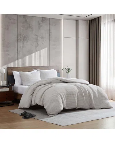 KENNETH COLE NEW YORK KENNETH COLE NEW YORK KCNY SOLID WAFFLE DUVET COVER SET