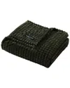 Kenneth Cole New York Solid Textured Plush Throw