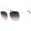 Kenneth Cole Square-frame Sunglasses In ["gold Tone"]
