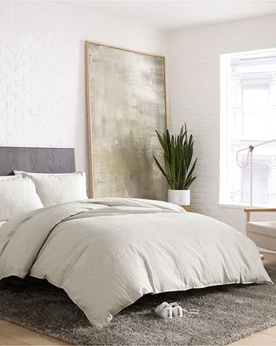 Kenneth Cole New York Lawrence Duvet Cover Set In Neutral