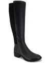 Kenneth Cole New York Levon Boot Wc Womens Leather Wide Calf Knee-high Boots