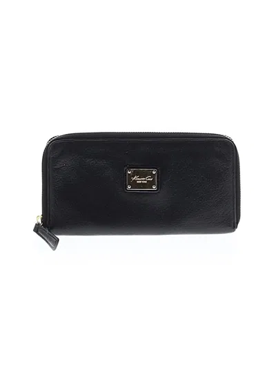 Pre-owned Kenneth Cole New York Leather Wallet In Black