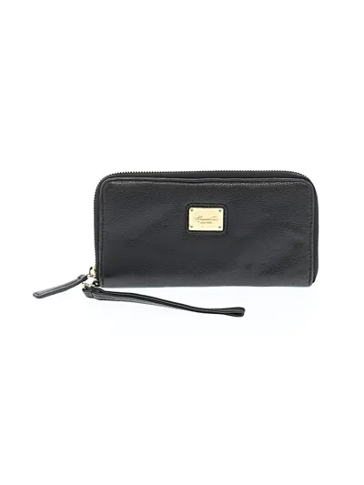 Pre-owned Kenneth Cole New York Leather Wallet In Black