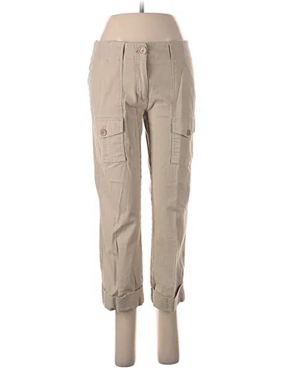 Pre-owned Kenneth Cole New York Linen Pants In Brown