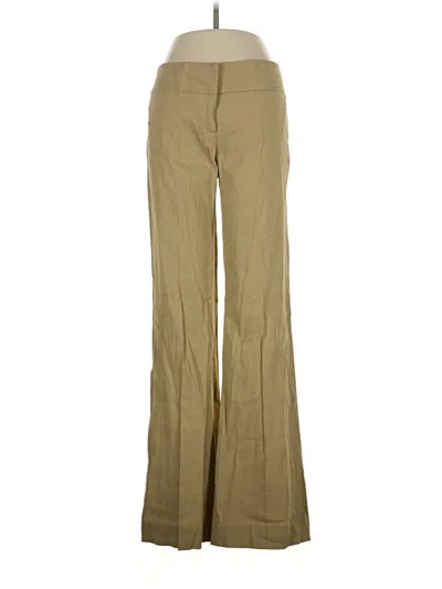 Pre-owned Kenneth Cole New York Linen Pants In Gold