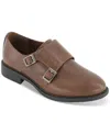 Kenneth Cole New York Little & Big Boys Damian Monk-strap Shoes In Chocolate