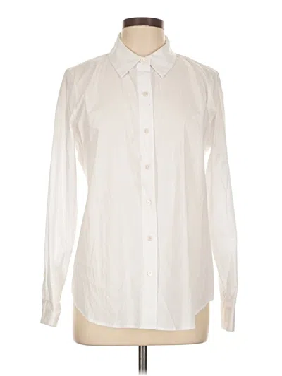 Kenneth Cole New York Long Sleeve Button Down Shirt In White