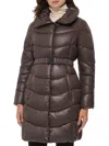 Kenneth Cole New York Longline Puffer Jacket In Chocolate