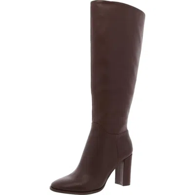 Kenneth Cole New York Lowell Womens Leather Zipper Knee-high Boots In Multi