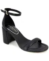 Kenneth Cole New York Luisa Woven Womens Open Toe Round Toe Block Heels