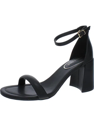 Kenneth Cole New York Luisa Womens Faux Leather Open Toe Pumps In Multi