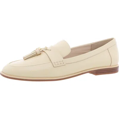 Kenneth Cole New York Lyra Womens Tassel Leather Loafers In White