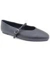 Kenneth Cole New York Magnolia Leather Flat In Black