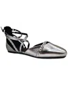 Kenneth Cole New York Mason Flat In Silver