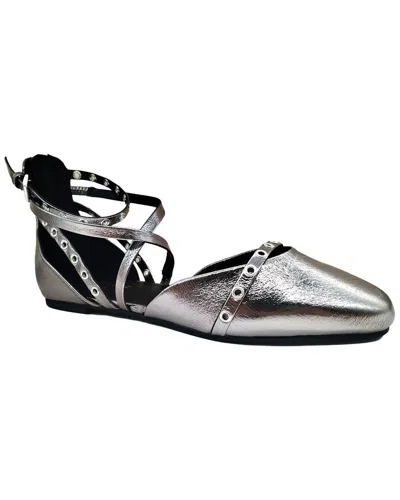 Kenneth Cole New York Mason Flat In Silver