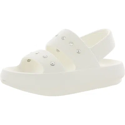 Kenneth Cole New York Mello Eva Sling Jwl Womens Casual Open Toe Slingback Sandals In White