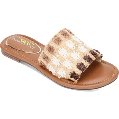 Kenneth Cole New York Mello Slide Womens Slide Mules Flat Sandals In Multi