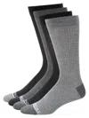 Kenneth Cole New York Men's 4-pack Assorted Crew Socks In Black Multi